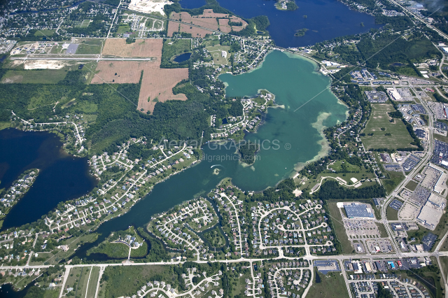 Silver Lake in Genesee  County, Michigan